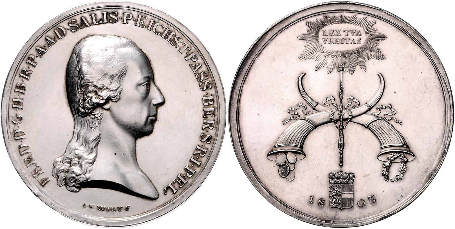 Medaille 1803 Kurfürst Ferdinand